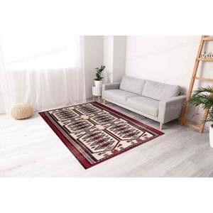 Antique Style Printed <b>Rug</b>, Kilim Design, Small Navajo Home Decor <b>Rug</b>,<b>Chenille</b> <b>Rug</b> - Product Image 1