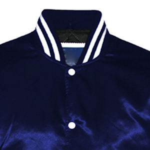 Custom Satin Varsity <b>Jacket</b> with OEM Logo Unisex <b>Bomber</b> Baseball <b>Jacket</b> Fashion Streetwear for Men and <b>Women</b> <b>Lightweight</b> - Product Image 5