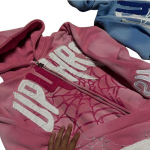 Sudaderas con capucha de algodón 100% con cremallera superior y logotipo personalizado para invierno - Product Image 5