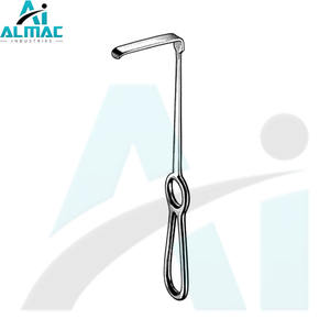 Retractor ortopédico de tamaño personalizado ALMAC OEM, Retractor Langenbeck de acero inoxidable de alta calidad de 210mm y 30mm, fuente de alimentación Manual - Product Image 5