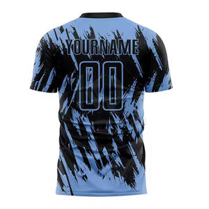 Maillot d'équipe personnalisé imprimé par sublimation, fabriqué avec un tissu léger et respirant, coupe confortable, idéal pour les professionnels - Product Image 2