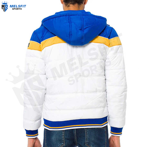 High Quality Custom OEM Printed Puffer <b>Jacket</b> for <b>Men</b> with Stand Collar Front Logo Windproof Eco-Friendly Winter Casual <b>Jacket</b> - Product Image 3
