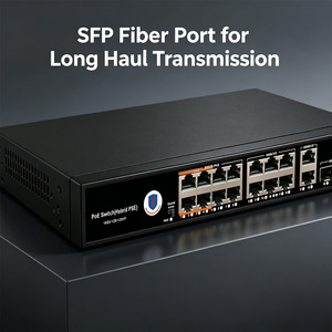 <span class=keywords><strong>Switch</strong></span> PoE++ Gigabit complet 20 ports 90W BT Ultra Puissant 38 Gbit/s haute capacité avec prise en charge VLAN pour caméra IP Speed Dome AP <span class=keywords><strong>WiFi</strong></span> <span class=keywords><strong>6</strong></span> - Product Image 3