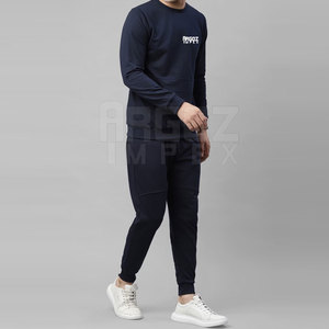 Conjunto de chándal de ropa de calle personalizado para hombre, nuevo diseño de algodón, chándal transpirable para hombre - Product Image 2