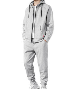 Jogger Sportswear Survêtement en coton pour hommes Ensemble 2 pièces personnalisé pas cher - Product Image 1