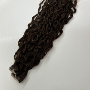 <span class=keywords><strong>Hot</strong></span> bán 26 inch lãng mạn xoăn đôi phần mở rộng tóc băng màu nâu sẫm Remy tóc rõ ràng đôi vòi Băng - Product Image 2