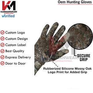 Gants de chasse en polaire par temps froid pour hommes Matériau extensible durable et chaud Poignée de paume texturée Tous les gants d'aventures en plein air - Product Image 6