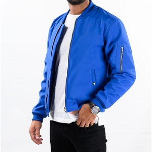 Nuevo diseño de alta calidad de logotipo personalizado al por mayor chaqueta de bombardero Negro | Chaqueta de bombardero de los hombres para los hombres de alta calidad - Product Image 3