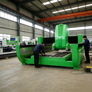 Máquina perfiladora de piedra 880 XY con riel guía sumergido en aceite 1500x3300mm, husillo de 18.5kW, copiadora de bordes para granito y mármol - Product Image 3