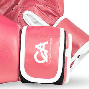 Guantes de boxeo profesionales al por mayor guantes de cuero hechos a medida a un precio barato disponibles en tamaños de 8oz 12oz para adultos Sporting - Product Image 4