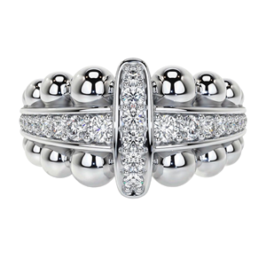 2.00กะรัตกลมตัดในห้องปฏิบัติการสำหรับผู้หญิง14K สีทองคำขาว - Product Image 1