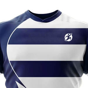 Vente en gros de maillots et shorts de rugby cousus pour hommes, uniforme de rugby professionnel de style motif personnalisé - Product Image 6