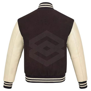 Chaqueta Letterman de Manga Larga con Cuello Alto y Estampado Personalizado de Alta Calidad, Diseño de Moda Más Vendido en 2025 - Product Image 6