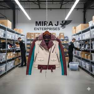 Chaqueta de Cuero Personalizada para Mujer con Diseño de Kitsune Bordado - Product Image 2