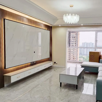 Panel de Pared de PVC WPC Ecológico, Moderno y Resistente al Agua, Fácil de Instalar, Diseño Ondulado, Insonorizante, Decoración para Hoteles, Venta al Por Mayor
