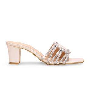 Fawn Sandales à talons fantaisie Style pantoufle avec un design unique FN7827 - Product Image 4