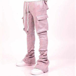 100% coton Streetwear Jogger Style French Terry Pantalons de survêtement pour garçons et adultes - Product Image 3
