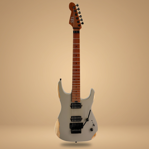 Guitare électrique SBS VS260 avec manche en érable, corps en acier, tremolo Floyd Rose, micros humbucker Alnico II entièrement enroulés, finition polie - Product Image 1