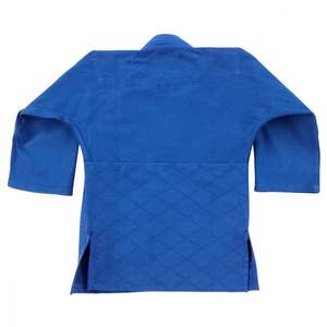 Traje de Judo Junior Green Hill, Kimono Azul de Algodón para Niños, Ropa Deportiva para Entrenamiento de Karate, Taekwondo, Lucha y MMA - Product Image 4