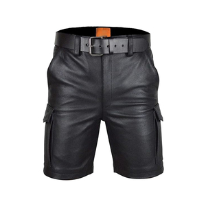 OEM Service Wholesale Custom Design <b>Men</b> <b>Leather</b> <b>Shorts</b> New Arrival Private Label <b>Men</b> <b>Shorts</b> For Adult - Product Image 1