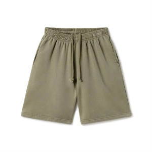 00% coton français Terry Jogging Shorts pour hommes haute qualité luxe polaire cordon fermeture polaire Shorts fabriqué par RAM industrie - Product Image 1