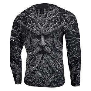 2024 personnalisé séchage rapide hommes Gym Rash Guard chemises à manches longues Compression hommes chemises de sport MMA séchage rapide Rash Guard chemises - Product Image 3