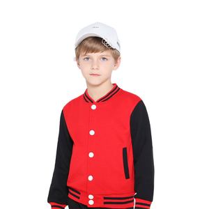 Veste d'université pour enfants avec tissu en coton doux et poignets côtelés pour une tenue décontractée - Product Image 2