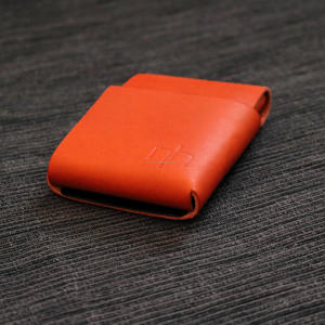 Seamless Premium Leather Wallet Stitchless Design Minimalist Credit <b>Card</b> <b>Holder</b> Full Grain Leather <b>Slim</b> Bifold LSSW-0004D - Product Image 5