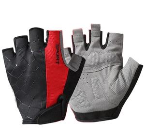 Gants demi-doigts de cyclisme pour hommes et femmes Gants de course de moto respirants absorbant les chocs antidérapants Protection professionnelle Logo personnalisé - Product Image 2