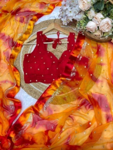 Dernier modèle de créateur Saree en viscose pure douce et à la demande avec séquence de travail Exportateur de mode pour femme à vendre - Product Image 2