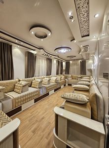 Sofá estilo Majlis árabe, diseño clásico, elegante conjunto para sala de estar, asientos de esquina de lujo, diseño que ahorra espacio - Product Image 3