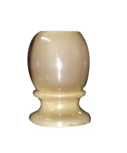 Brocha de afeitar de cuerno de búfalo Natural de lujo, mango de cuerno Natural hecho a mano con cerdas suaves, afeitado húmedo clásico, Color de cuerno Natural - Product Image 3