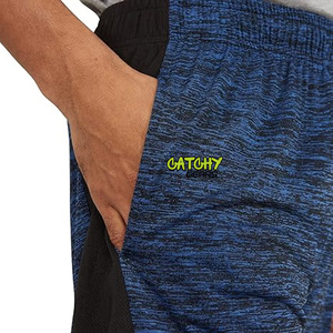 Short de sport pour homme avec logo imprimé personnalisé Short de course à séchage rapide pour homme avec poche pour téléphone portable - Product Image 6