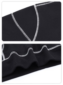 Sudadera con Capucha de Algodón de Alta Calidad, Costura Inversa de Lujo, Talla Grande, Personalizada para Hombre, con Cuello Alto, 480 Gsm - Product Image 4