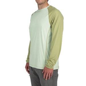 OEM T-shirt à manches longues raglan pour hommes de haute qualité, respirant, durable, Slim Fitness, Logo personnalisé, coton fabriqué sur mesure - Product Image 5