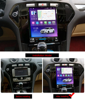 NaviFly NF le plus récent écran tactile IPS vidéo de voiture Android pour Mondeo 2007-2010 prise en charge de la commande vocale Android auto