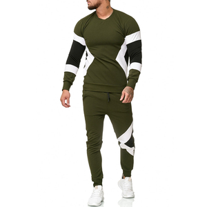 Professional Custom <b>Pullover</b> <b>Men</b> Sweatsuit High Quality 100% Cotton Solid Color <b>Men</b> Sweatsuit For Adults - Product Image 4