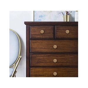 Rond inachevé en bois naturel armoire commode meubles tiroir tirer poignées bois armoire bouton par UF INTERNATION - Product Image 5