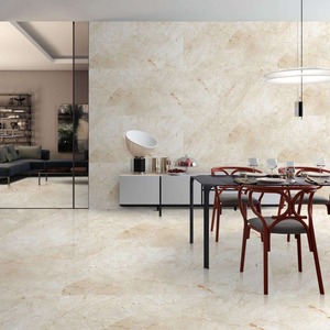 Lorenz Crema 800X1600มม. แผ่นหินอ่อนขัดเงาพอร์ซเลนพื้นผิวมันวาวสำหรับห้องนั่งเล่นสำนักงานวิลล่า - Product Image 1