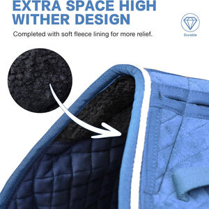 Almohadilla de sillín Proveedor Best Weaver 100% algodón Fieltro Venta al por mayor Almohadilla de sillín occidental para caballo - Product Image 5