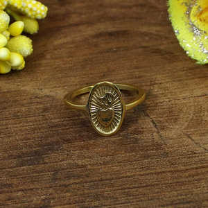 Vente en gros Bague en plaqué or 14 carats avec pierre rhodiée et zircon sertie de rhodium pour mariage ou fiançailles - Product Image 4