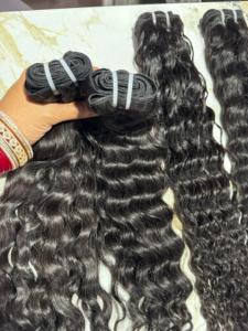 Cabello indio crudo del templo del sur de la India al mejor precio, envío a través de DHL y Fedex en todo el mundo - Product Image 2