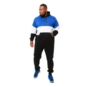 Ensemble de survêtement pour homme en taille plus, logo personnalisé, hiver, uni, 2 pièces, ensemble de vêtements de sport, sweat-shirt, jogging, tenue de sport, survêtement tendance - Product Image 3