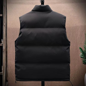 Veste matelassée unisexe légère, imperméable, respirante, à capuche, col montant, logo frontal, chaude pour l'hiver, randonnée en plein air, vêtements décontractés - Product Image 3