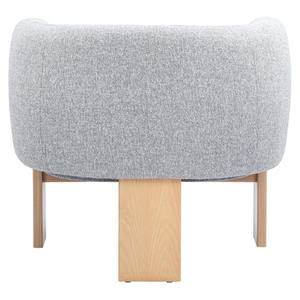 เก้าอี้เท้าแขนทำจากไม้สักแข็งมีกรอบมีโฟมอยู่บนพนักพิงสำหรับในร่มและกลางแจ้ง - Product Image 4