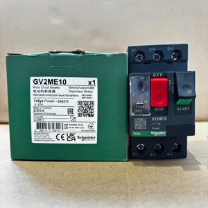 Disyuntor de caja moldeada de protección magnética térmica Schneider TeSys GV2ME10 4-6.3A alta capacidad de ruptura 100kA @ 400V Icu - Product Image 1