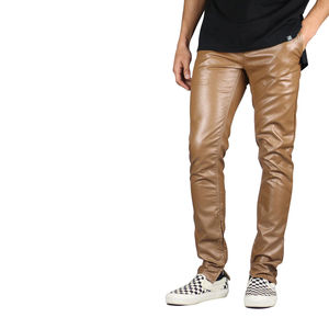 2024 Customized High Quality Men's Leather Pant Top Design with Nonwoven Weaving Method OEM Serviced - Product Image 5