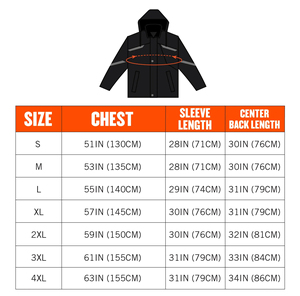 Chaqueta de seguridad de alta visibilidad Mangas completas Ropa DE TRABAJO reflectante de invierno Hombres Hi Vis Softshell Chaqueta de seguridad de poliéster Ropa DE TRABAJO - Product Image 6
