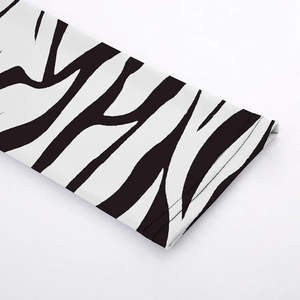 Elegantes mallas de entrenamiento con cintura en V, pantalones deportivos de tiro alto con diseño de panel lateral para uso de gimnasio y yoga para mujeres - Product Image 3