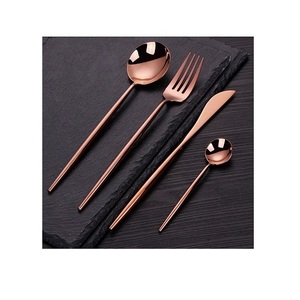 Ensemble de couverts en acier inoxydable au design fantastique avec manche en laiton, taille personnalisée, vaisselle, ensemble de couverts en Inde - Product Image 4